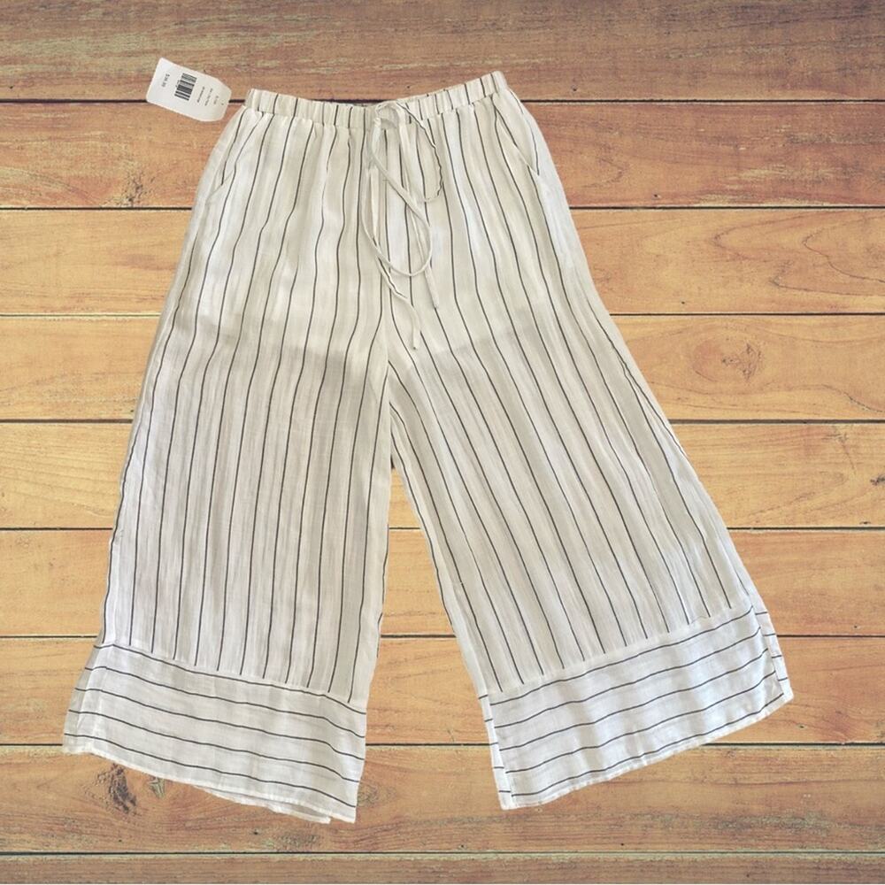 NEW She + Sky wide leg cropped palazzo pants